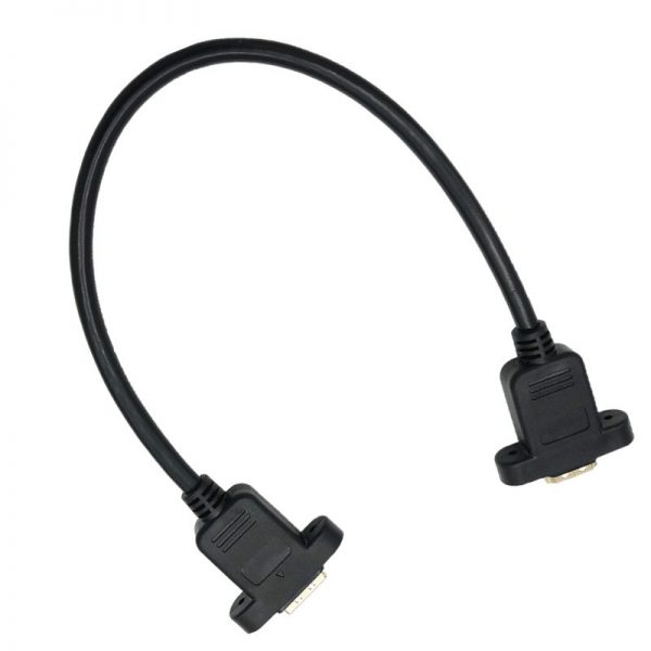 Female to Female HDMI Cable Female Socket Metal Exposed - Image 2