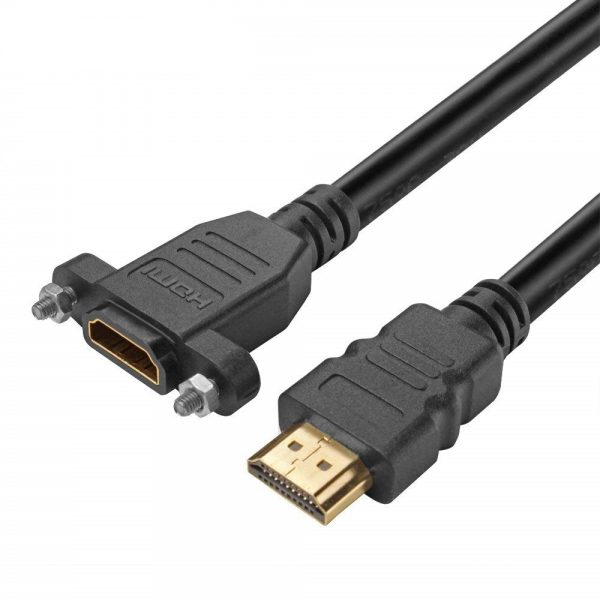 HDMI 4K Male to HDMI Female Short HDMI Extension Cable - Image 3