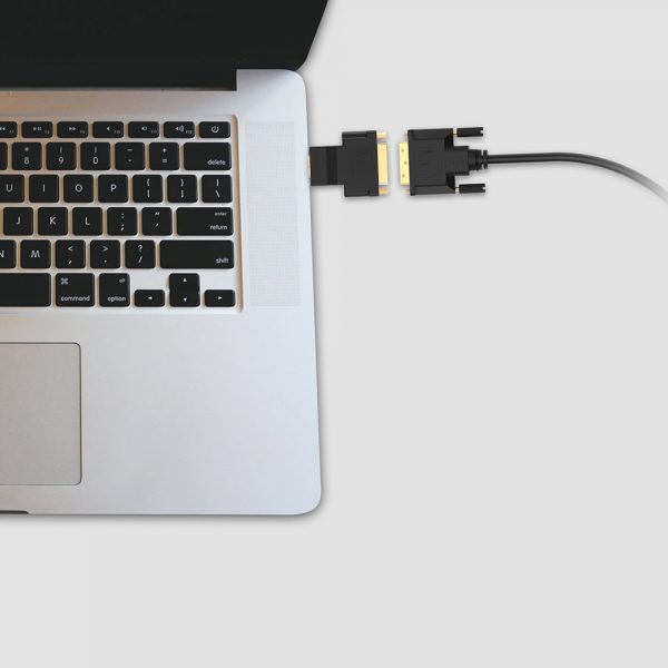 HDMI to DVI I Dual Link Adapter Converter Coupler - Imagen 3