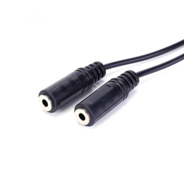 Y Splitter Headset Adapter, 3.5mm Male to Separate Stereo & Microphone Female Jack cable - Imagen 6