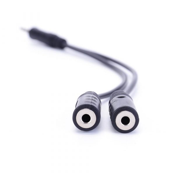 Y Splitter Headset Adapter, 3.5mm Male to Separate Stereo & Microphone Female Jack cable - Imagen 2