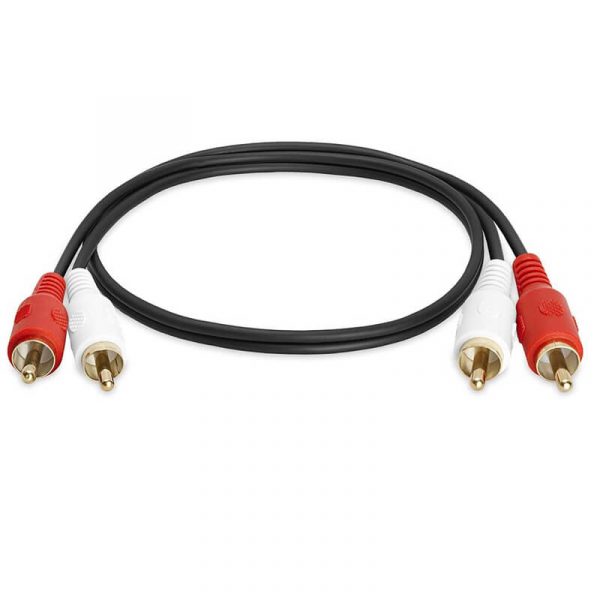 2RCA Male to 2RCA Male Stereo Coaxial Audio Cable - Imagen 6