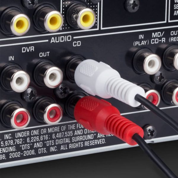 2RCA Male to 2RCA Male Stereo Coaxial Audio Cable - Imagen 4
