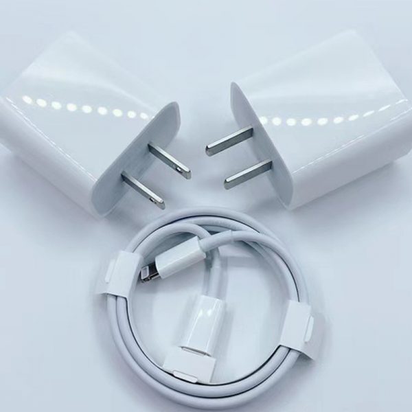 PD Wall Charger Kit PD 18W Charger Adapter and Cable USB C to 8pin Charger Cable - Imagen 4