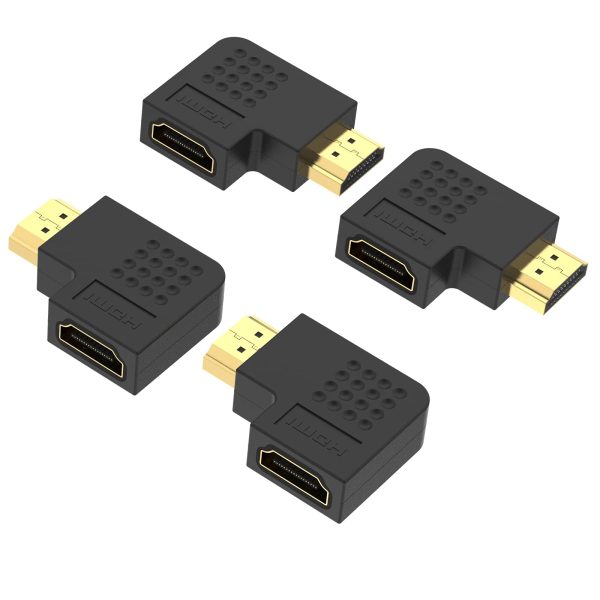 4K Angle, Swivel, Straight Male to Female HDMI Coupler Adapter - Image 4