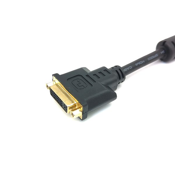 HDMI to DVI Panel Mount Cable, Male to Female Extension Cable - Image 4
