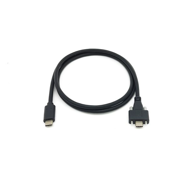 Panel Mount USB 3.1 Type C USB-C Male to Male Cable - Image 3