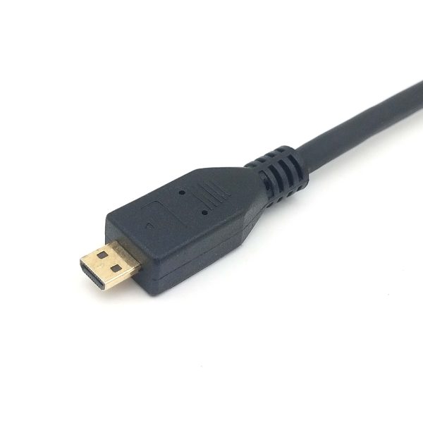 Micro HDMI to HDMI Panel Mount Cable, Male to Female Extension Cable - Image 5