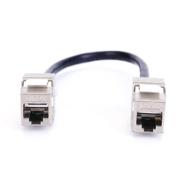 Panel Mount Ethernet RJ45 Cable CAT6A CAT7 CAT8 SFTP Cable - Image 2