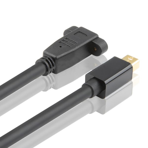 Mini DisplayPort Panel Mount Cable, Male to Female Extension Cable - Image 3