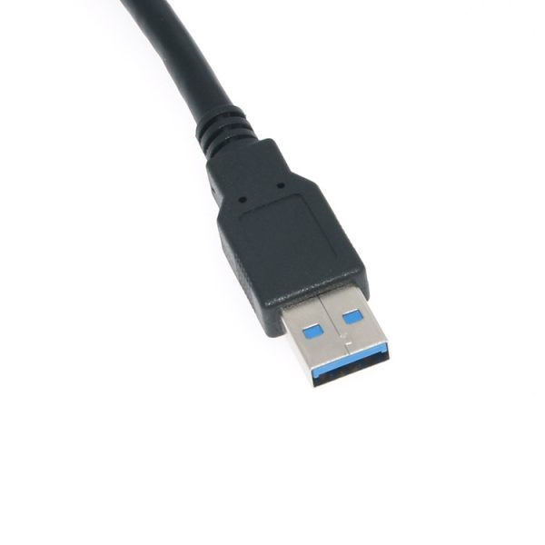 USB 3.0 Panel-Mount A to B Cable, Male to Male - Image 4