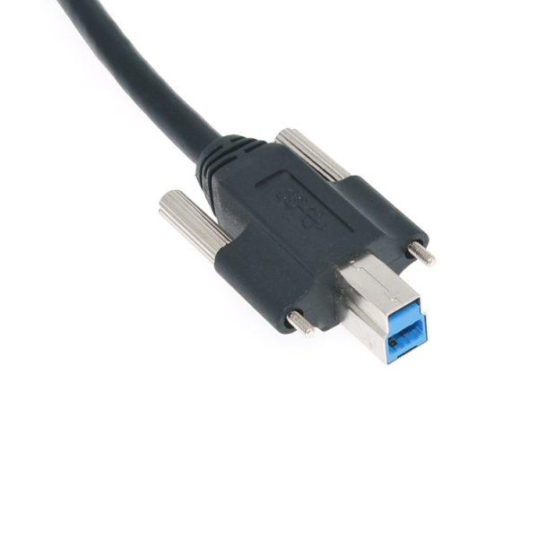 USB 3.0 Panel-Mount A to B Cable, Male to Male - Image 3