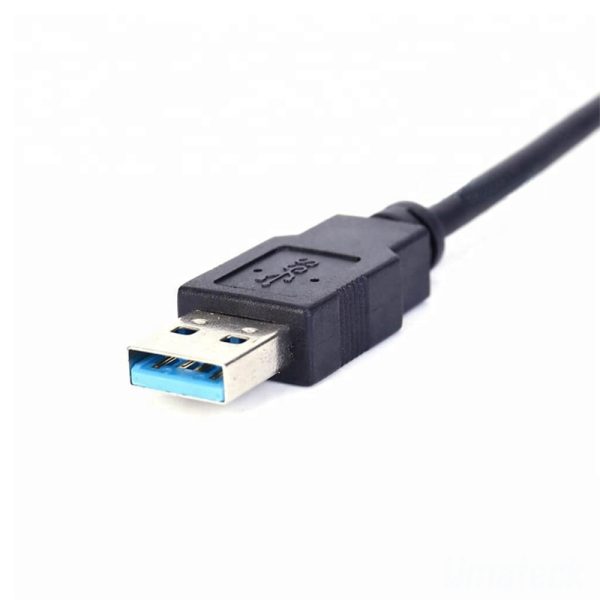Panel Mount USB C to USB 3.0 A Female to Male Extension Cable - Image 5
