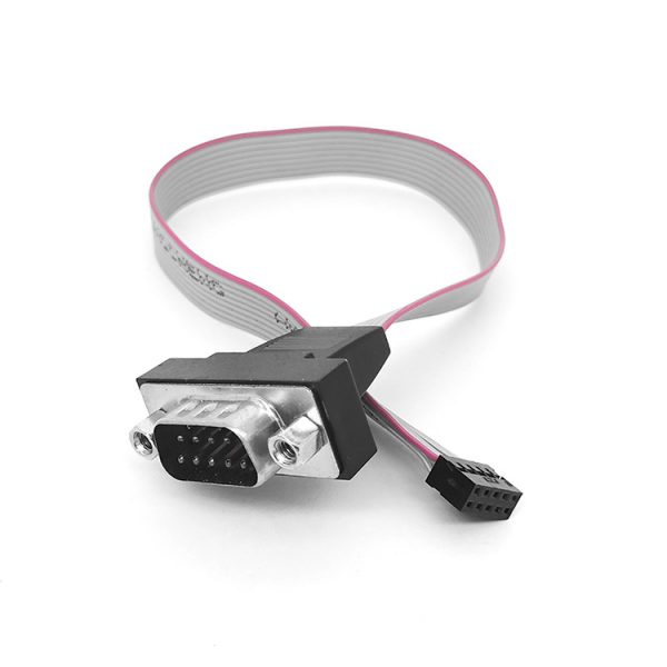 DB9 to 10PIN IDC Serial Panel Mount Cable - Image 2