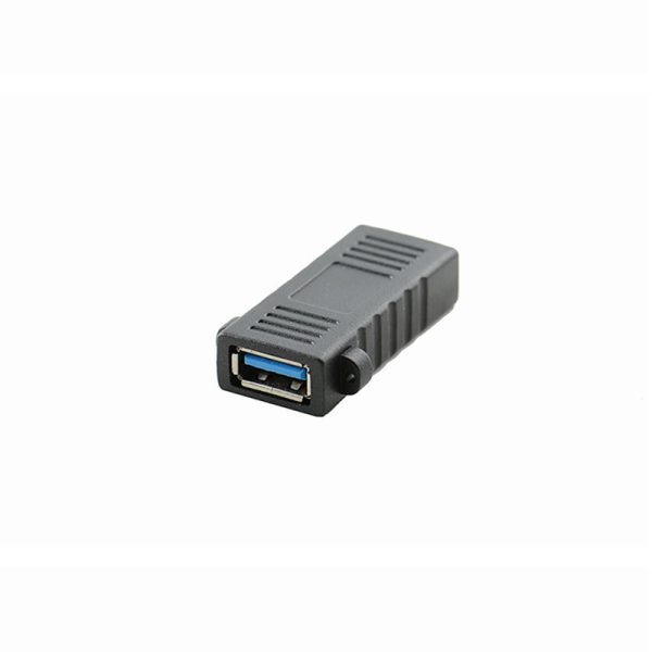 USB 3.0 A Panel mount Coupler Female to Female Adapter with Screw Hole - Image 2