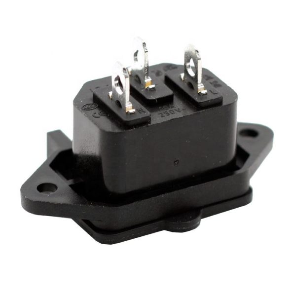 AC Waterproof C14 Male to Female Power Socket with Cover - Image 5