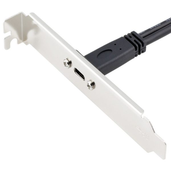 USB 3.0 20PIN Female to USB Type-C Slot Plate Adapter Cable – Image 2