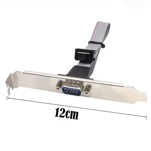 IDC 10PIN Female to RS232 DB9 Serial Port Bracket Cable