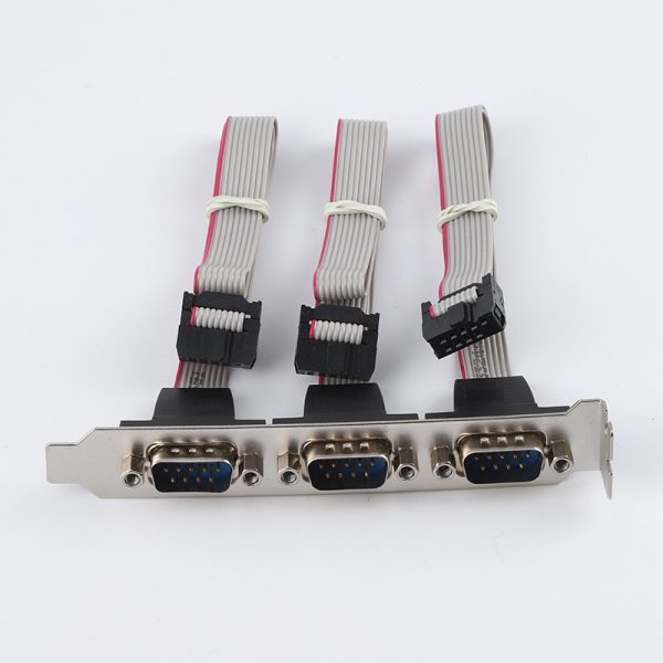 3 Port RS232 DB9 Serial Port Bracket Header – Bild 2