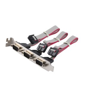 3 Port RS232 DB9 Serial Port Bracket Header