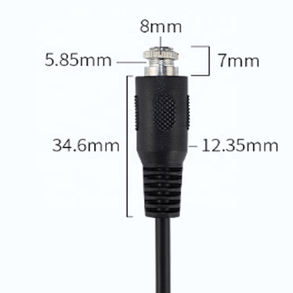 3.5mm Panel Mount Cable, Male to Female - Image 5