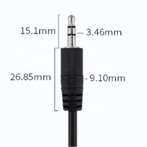 3.5mm Panel Mount Cable, Male to Female - Image 4